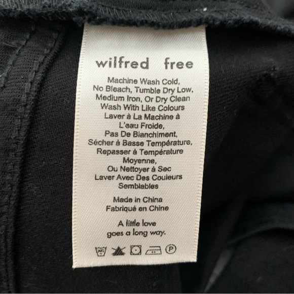 Aritzia Wilfred Free Belen Pants Black, Size 6 - Picture 7 of 8